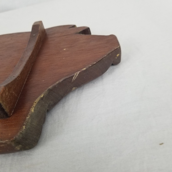 VTG wooden pig & tile trivet - Picture 10 of 12